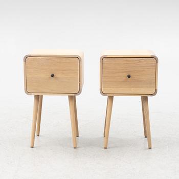 A pair of bedside tables, 'The Box One' Via Copenhagen.