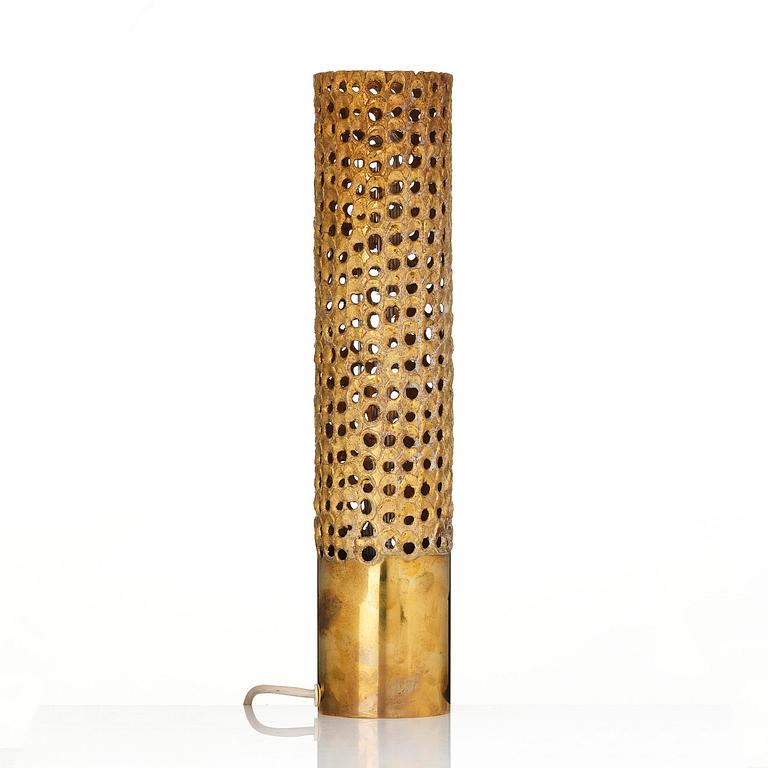 Pierre Forssell, bordslampa, Mässingstudion, Skultuna, 1986.