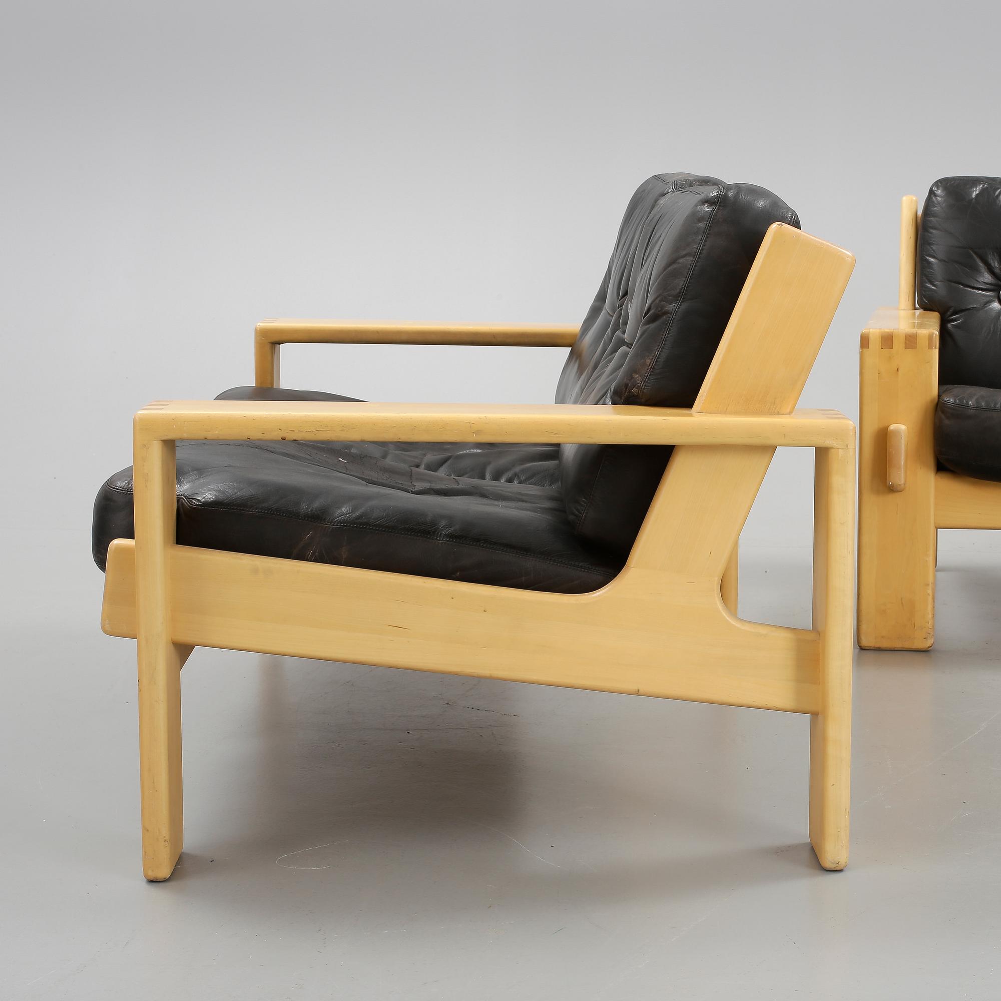 SOFFOR, 2 st, "Bonanza", Esko Pajamies för Asko, 1960/70-tal.