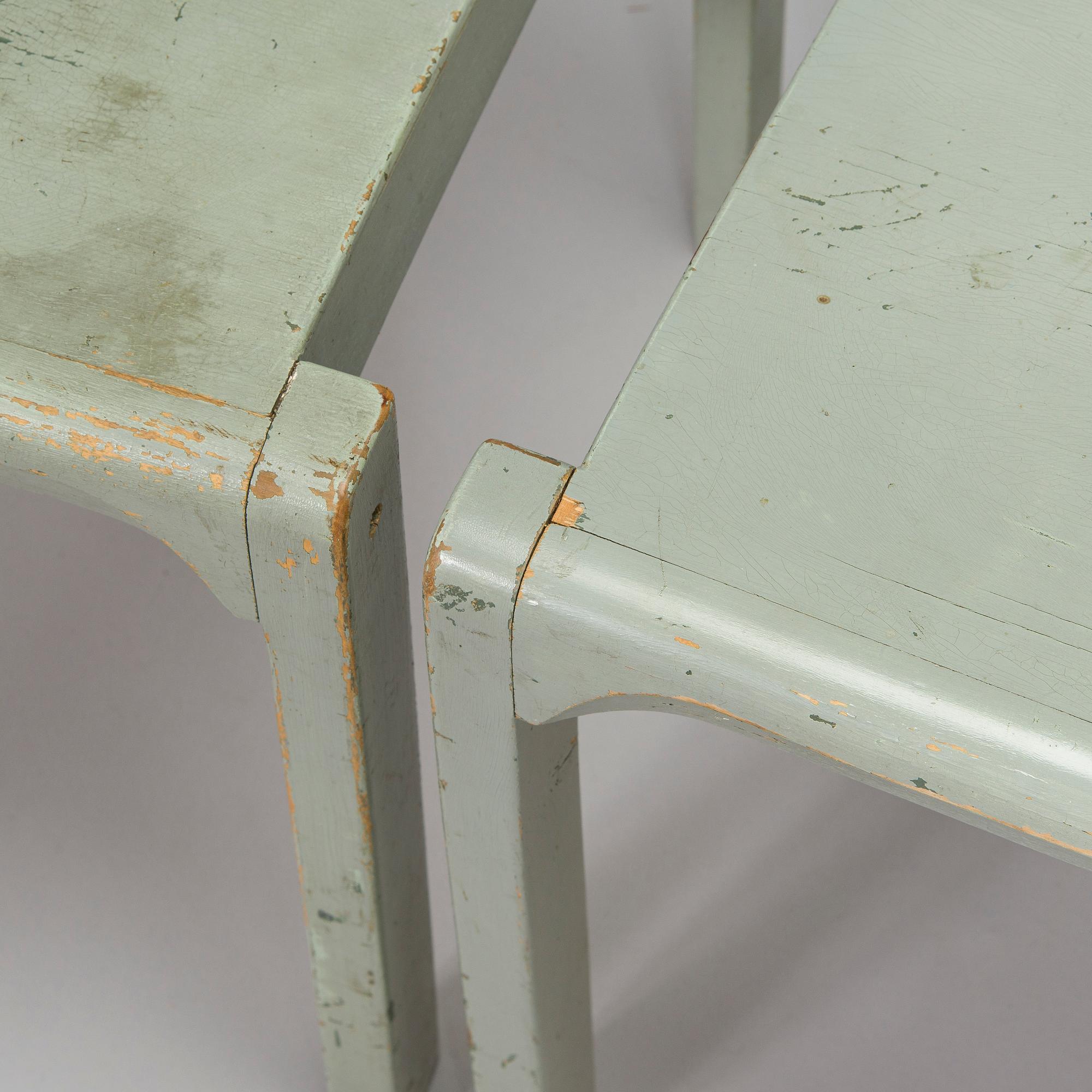 Alvar Aalto, A set of three 'model 611' chairs for O.Y. Huonekalu- ja Rakennustyötehdas A.B. 1940s.