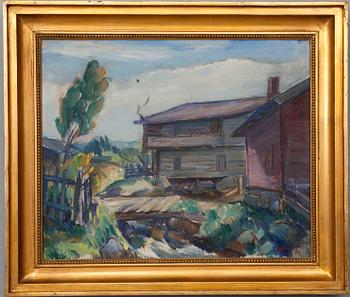 TYKO SALLINEN, olja på duk, signerad och daterad 1926.