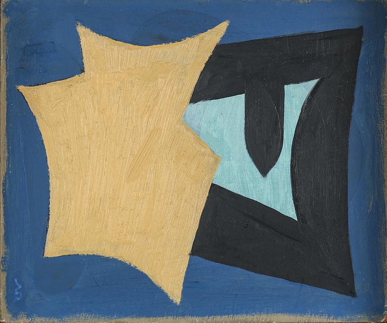 ARNE ÖDBERG, oil on panel, signed with monogram. Dated -54 verso.