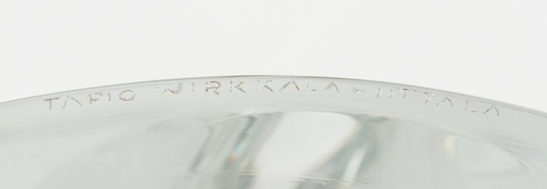 A vase signed Tapio Wirkkala Iittala.