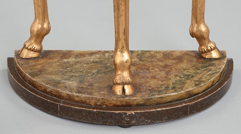KONSOLBORD, sengustavianskt stockholmsarbete, omkring år 1800.