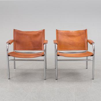 A pair of 'Klinte' easy chairs by Tord Björklund, for IKEA, late 20th century.