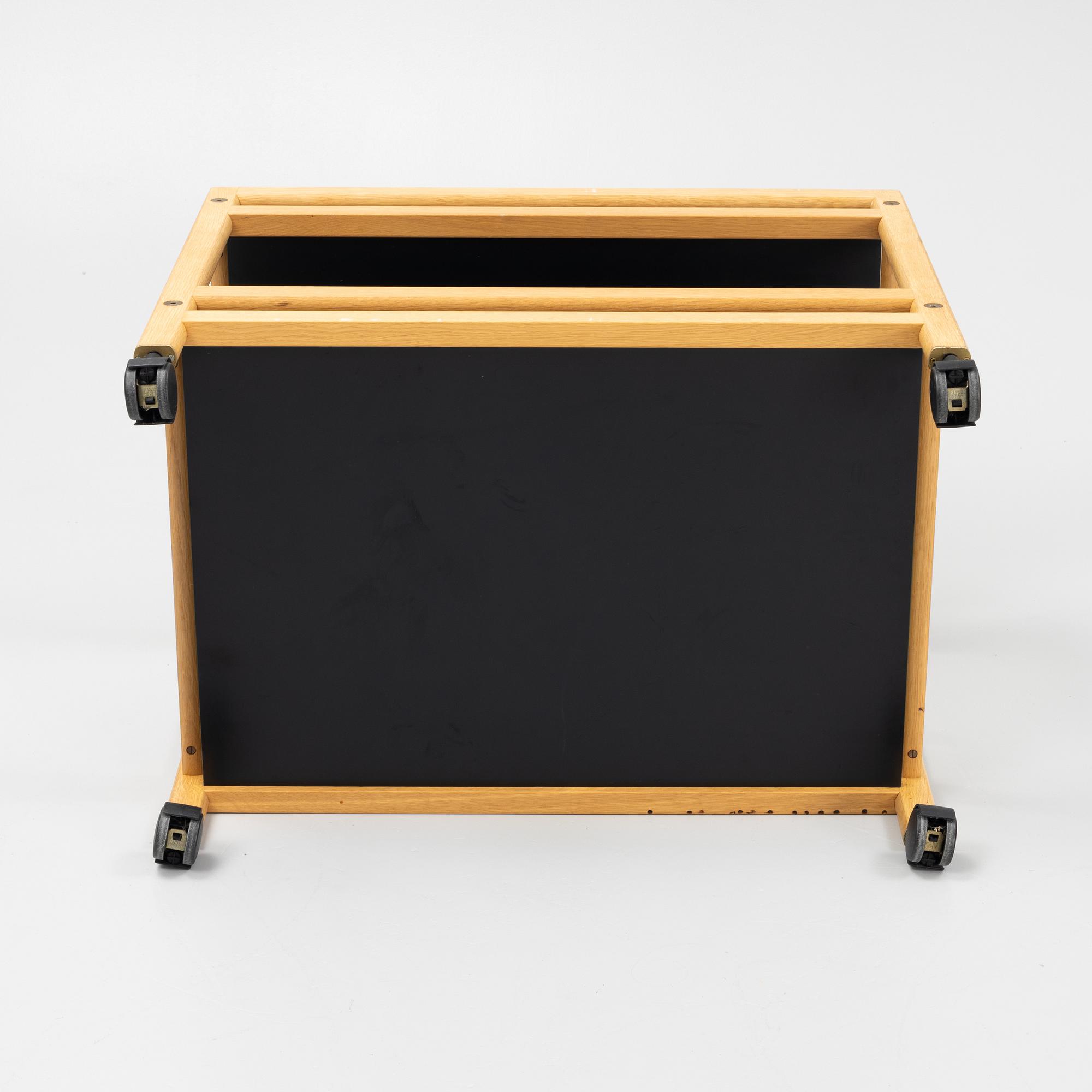Børge Mogensen, a model 5370 tea trolley for Fredericia Stolefabrik, Denmark.