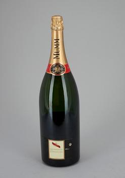 REKLAMFLASKA, Jeroboam, Champagne, 1900-talets slut.