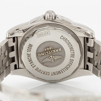 Breitling, Galactic 36, "Diamond Dial", wristwatch, 36 mm.