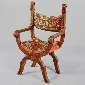 KARMSTOL, s k Dantestol, omkring sekelskiftet 1800/1900.