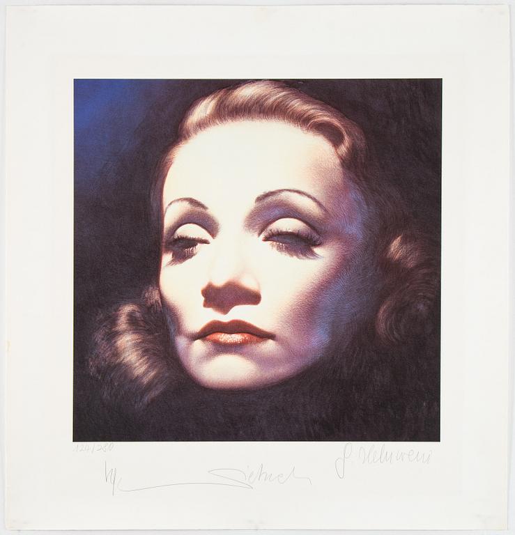 Gottfried Helnwein, färglitografi, signerad, nr 124/280.