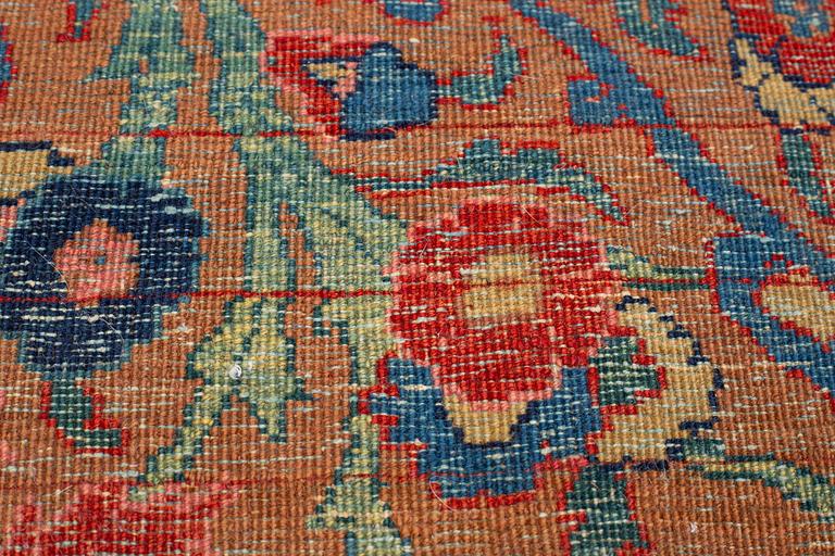 Matto, a semi-antique Yazd probably, ca 409-420 x 325,5-333,5 cm.