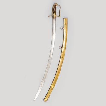 SABEL, svensk, 1800-talets början, för officer.