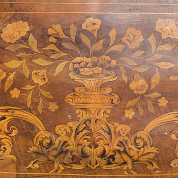 A CARD TABLE, Louis XV, probably Holland. 18th century.