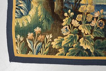 A tapestry, "Verdure", tapestry weave, ca 218  x 327 cm cm, Flanders, the first half of the 18th century.