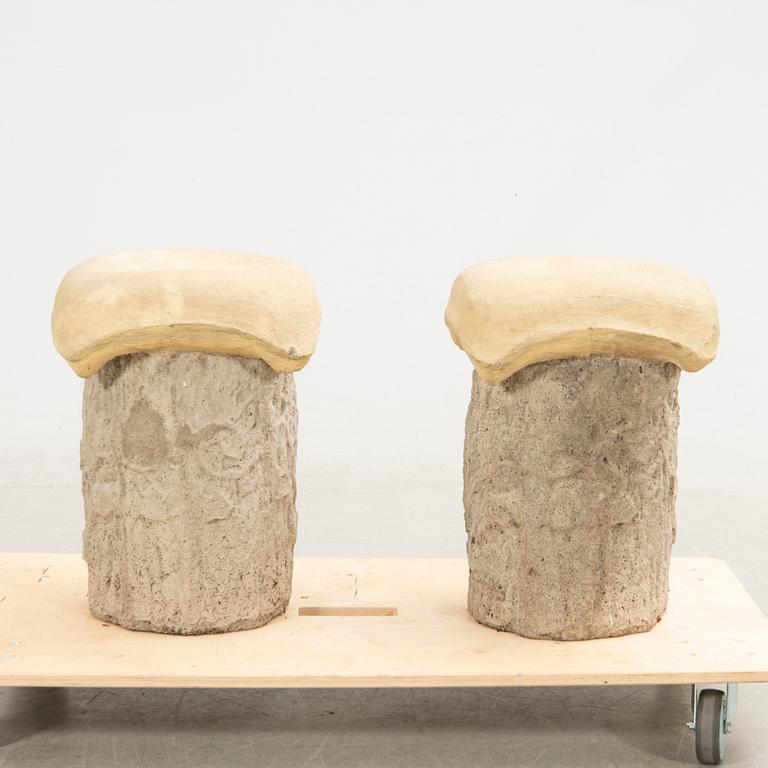 Pallar, ett par, 1900-talets slut.