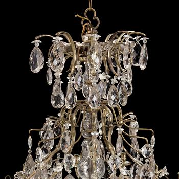 A first half of the 20th century rococo style chandelier.