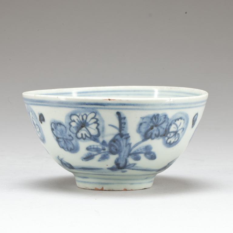 SKÅL, porslin, Kina. Ming dynasti (1368-1644).