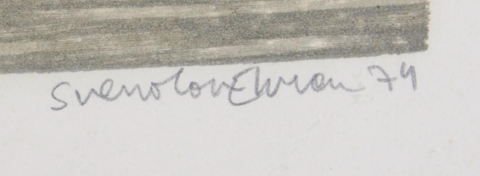EHRÈN, SVEN OLOV, 2 st, litografier, sign, dat -69,-74, numr 104/310, 35/360.