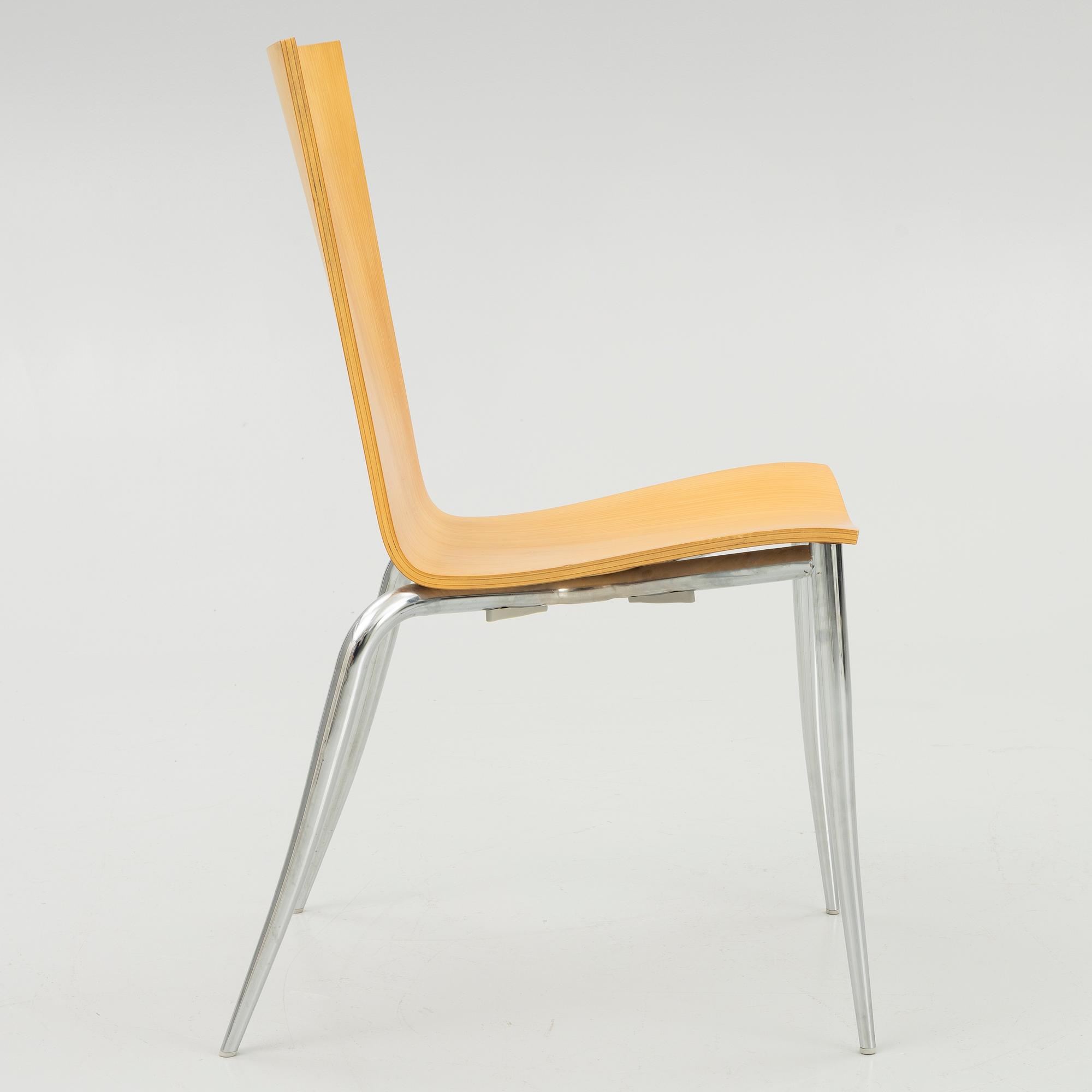 Philippe Starck, a set of six 'Olly Tango' chairs, Driade, Italy