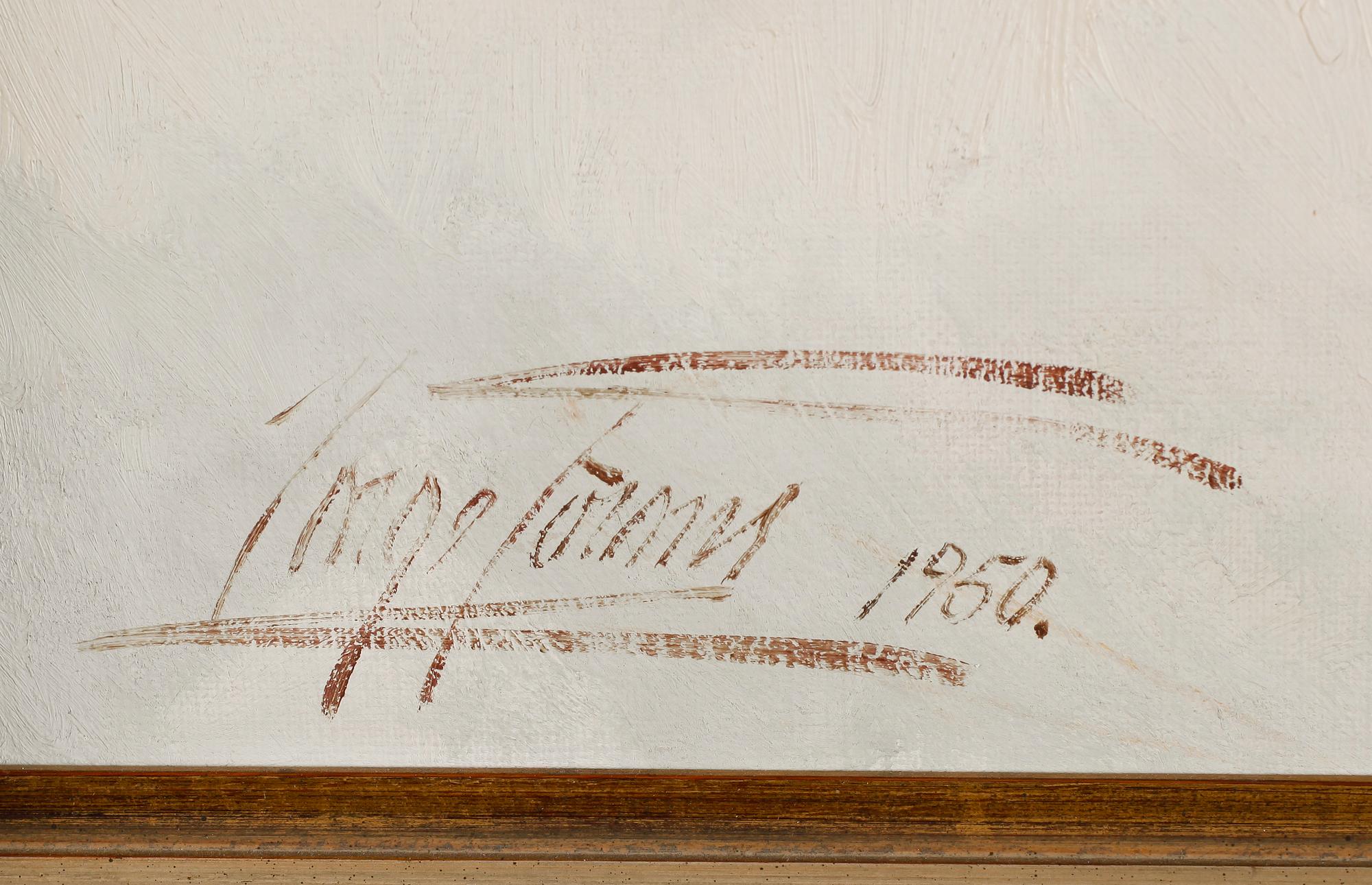 INGE FRITZ ROLAND TÖRNER, olja på duk, signerad och daterad 1950.