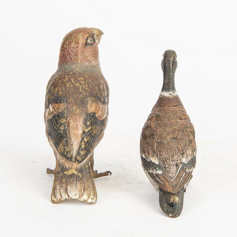 Figuriner 2 st. Sk. Wienerbronser tidigt 1900-tal.