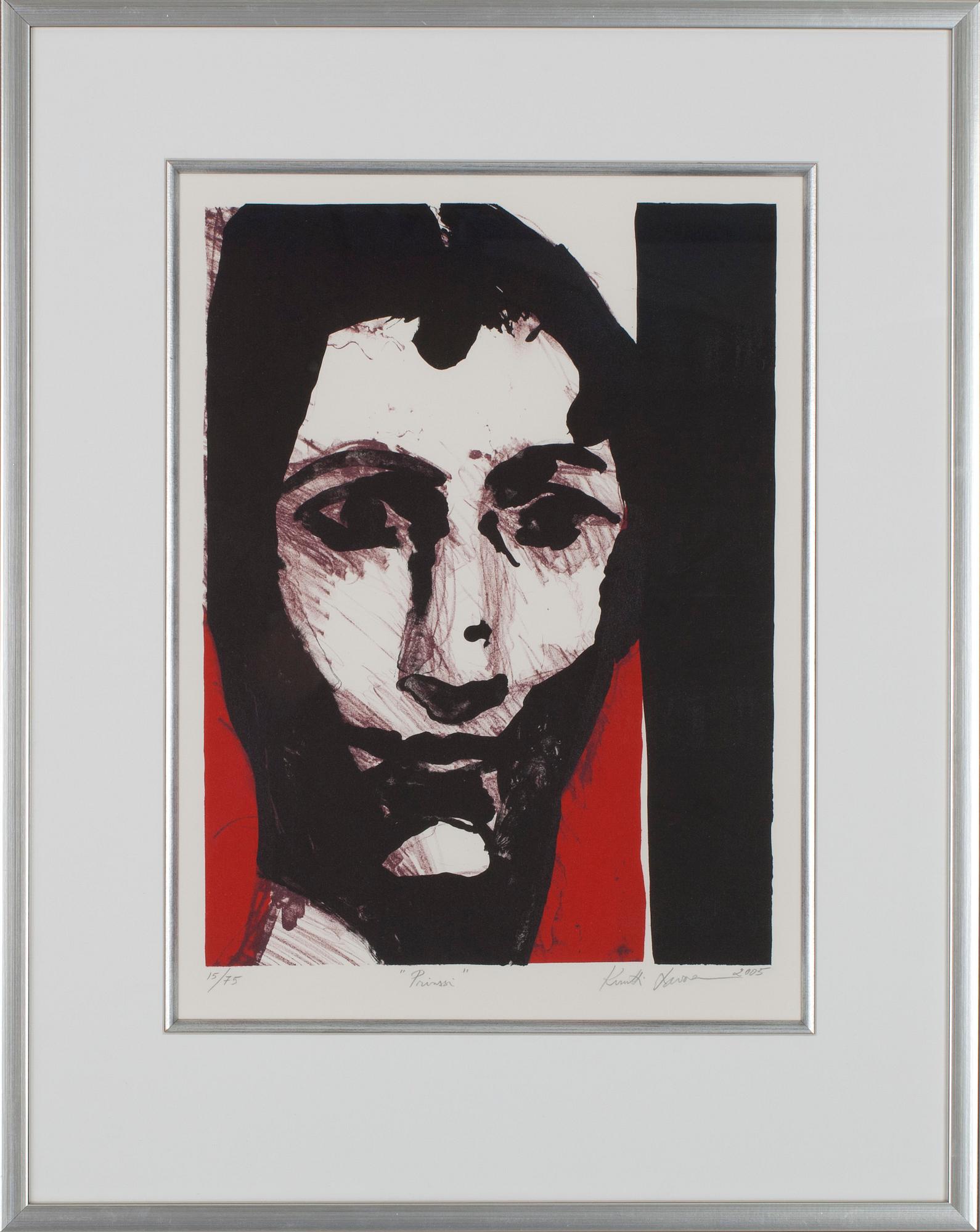 KUUTTI LAVONEN, litografi, sign. o dat. 2005, numr. 15/75.