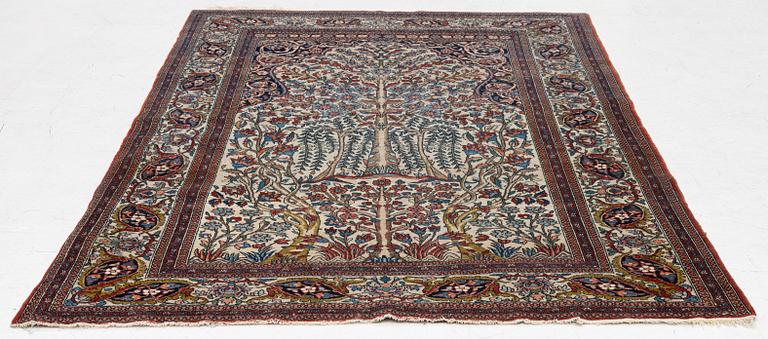 Carpet, oriental "garden carpet", approx. 185 x 128 cm.
