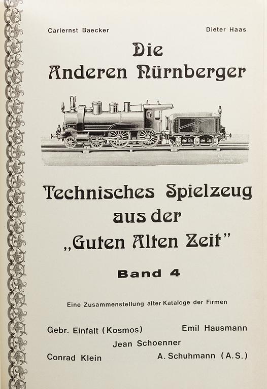 3 volumes (4,5,6) of "Die Anderen Nürnberger", Frankfurt 1975-81.