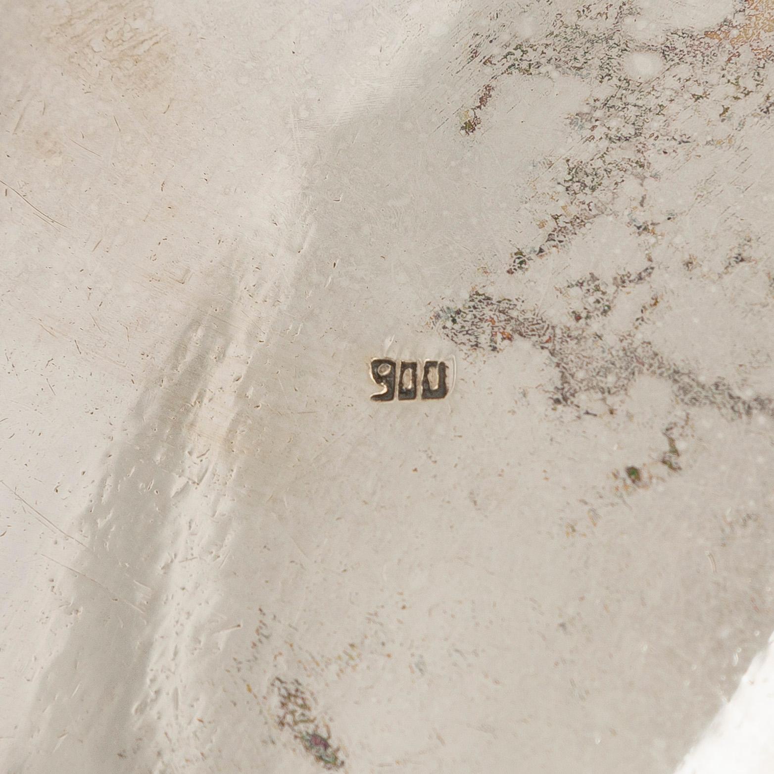 Skål, silver (900), möjligen Mellanöstern, 1900-tal.