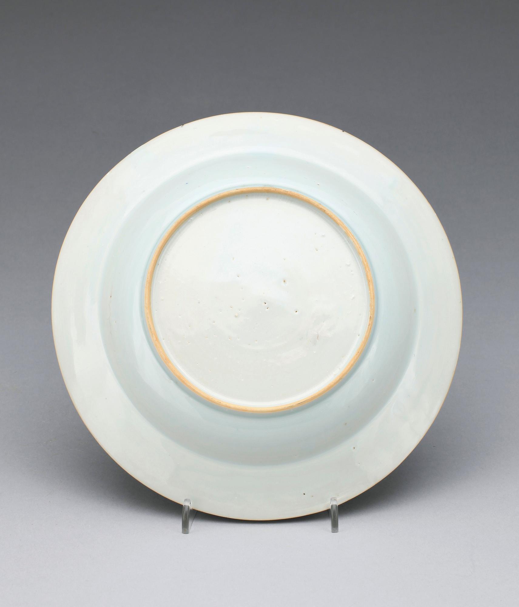 TALLRIK, porslin, Kina, Qingdynastin, Qianlong (1736-95).