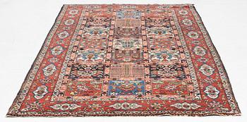 A semi-antique Bakthiari rug. c 210 x 134 cm.