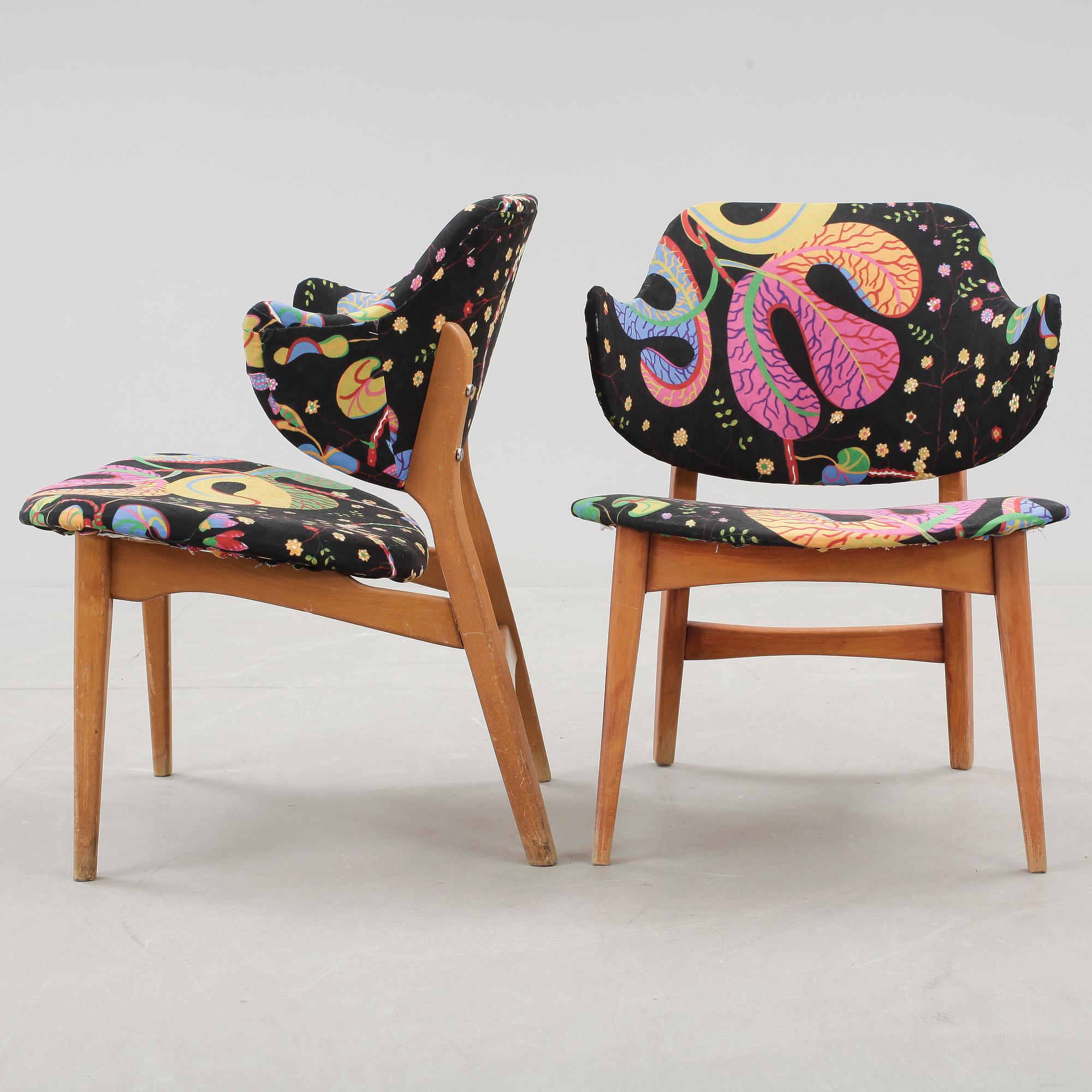 KARMSTOLAR, ett par, "Winni", Ikea, 1960-tal.