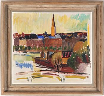 ARNE NILSSON, olja på duk, monogramsignerad.