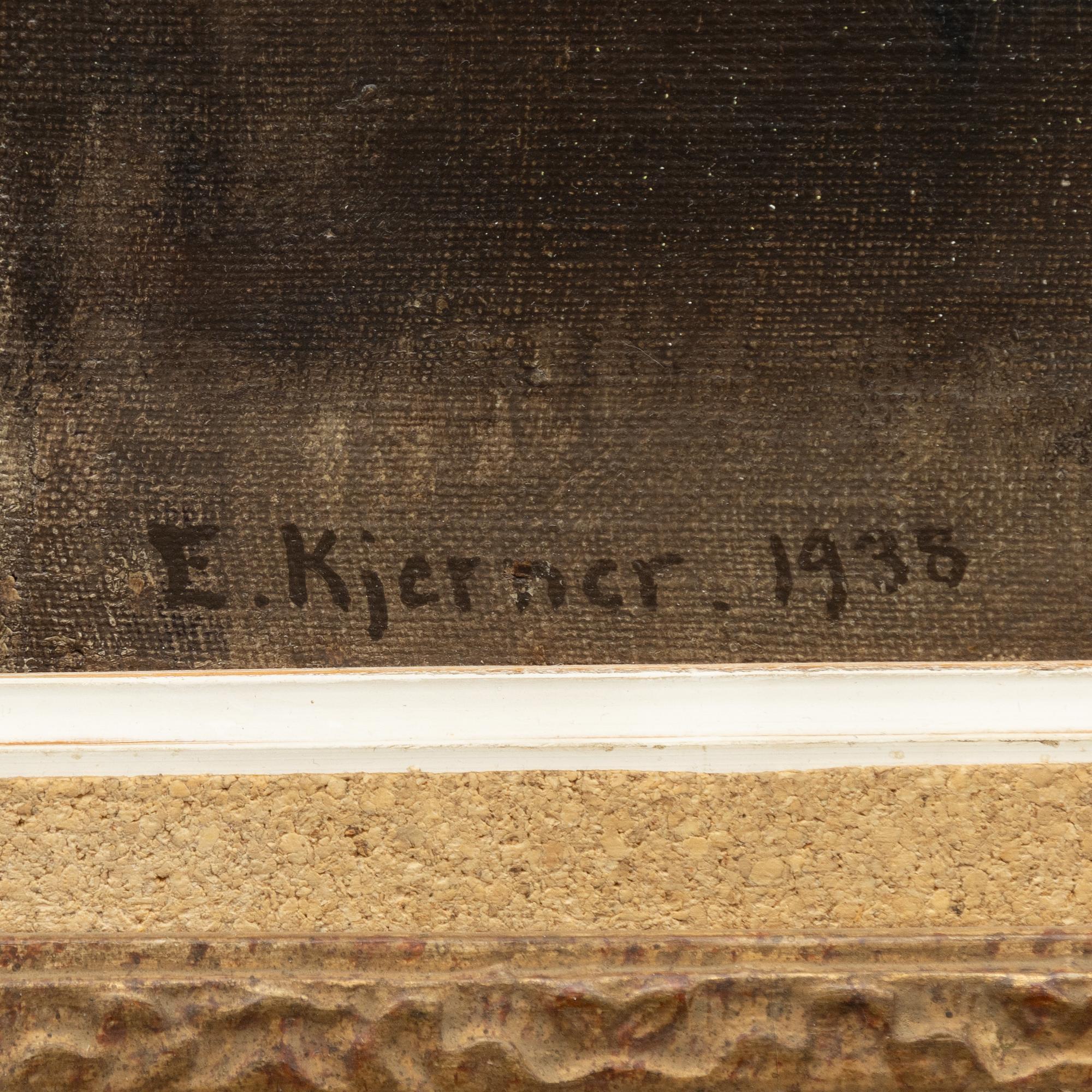 Esther Kjerner, "Krysantemum och rosor".