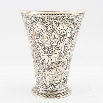 Anders Rönnow, pokal silver, Helsingborg 1784.