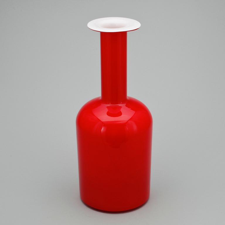 VAS, glas, Holmegaard, Danmark, 1900-talets mitt/andra hälft.