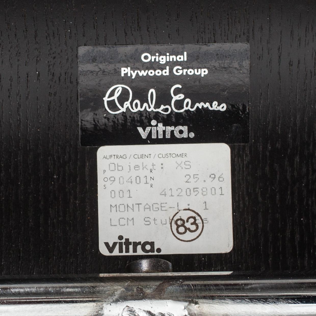 STOL, LCM, Charles & Ray Eames, Vitra, modellen formgiven 1946.