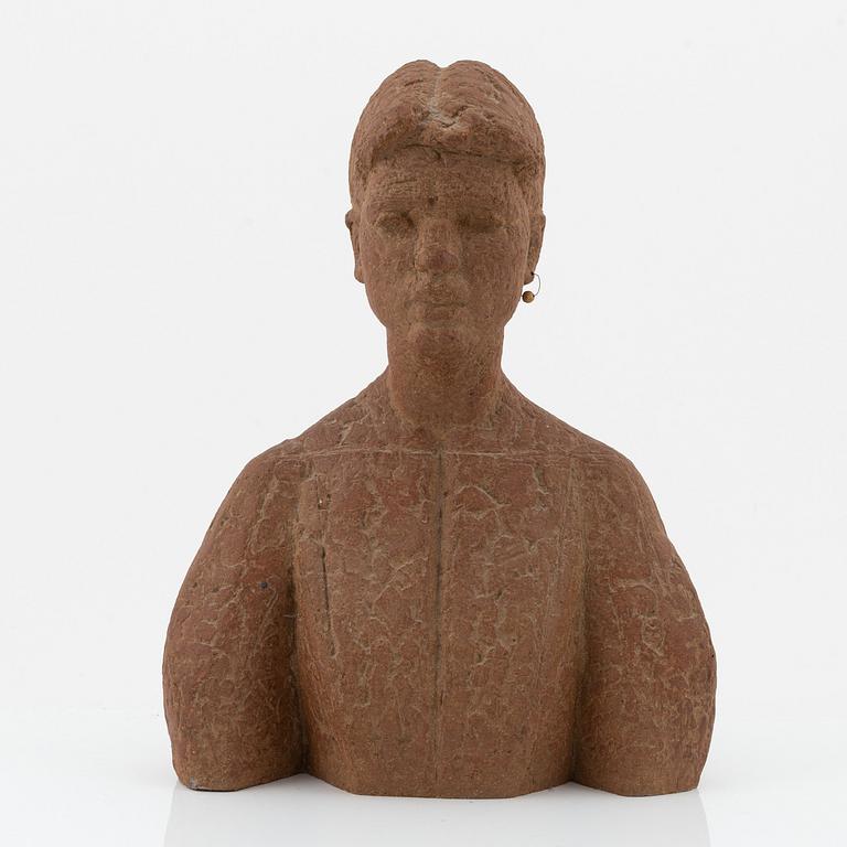 Liss Eriksson, skulptur, terrakotta, signerad och numrerad XIII/XXXV.