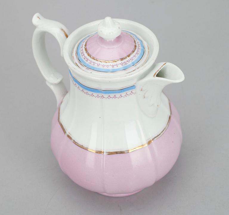 KAFFEKANNA, ostämplad, 1800-talets senare hälft, trol. Ryssland.