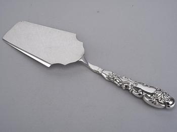 FISKSPADE, silver, J.K. Torsk, Stockholm 1851. Vikt 116 g.