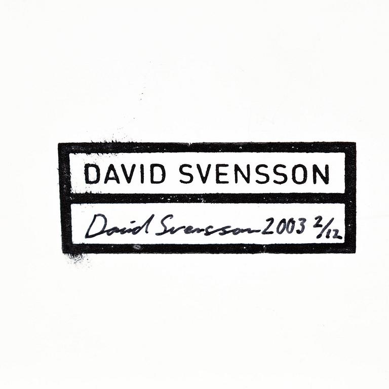 David Svensson, "Funderingar i det gröna", 2003.