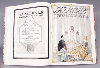 BÖCKER, 3 st, bla "Praktfulla fåglar från tropikerna" av J. Th. Descourtilz. Stockholm 1961.