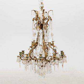 Chandelier, rococo style early 20th century.
