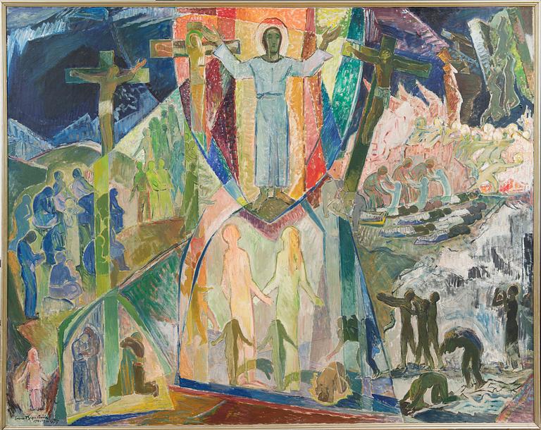 LENNART SEGERSTRÅLE, oil on canvas, signed and dated 1948-49~1974.