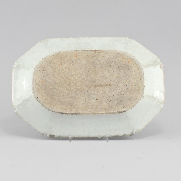 STEKFAT, porslin, Kina, 1700-tal.