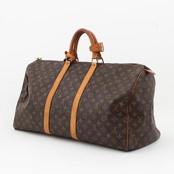 Louis Vuitton, a 'Keepall 55'' wekendbag.