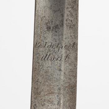 A 19th century Dutch/German sabre.