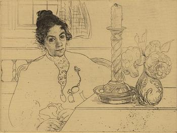 Carl Larsson, "En konstnärshustru".