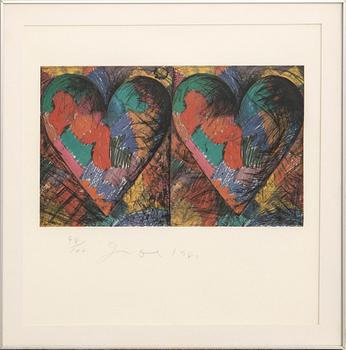 Jim Dine, "Louisiana hearts".