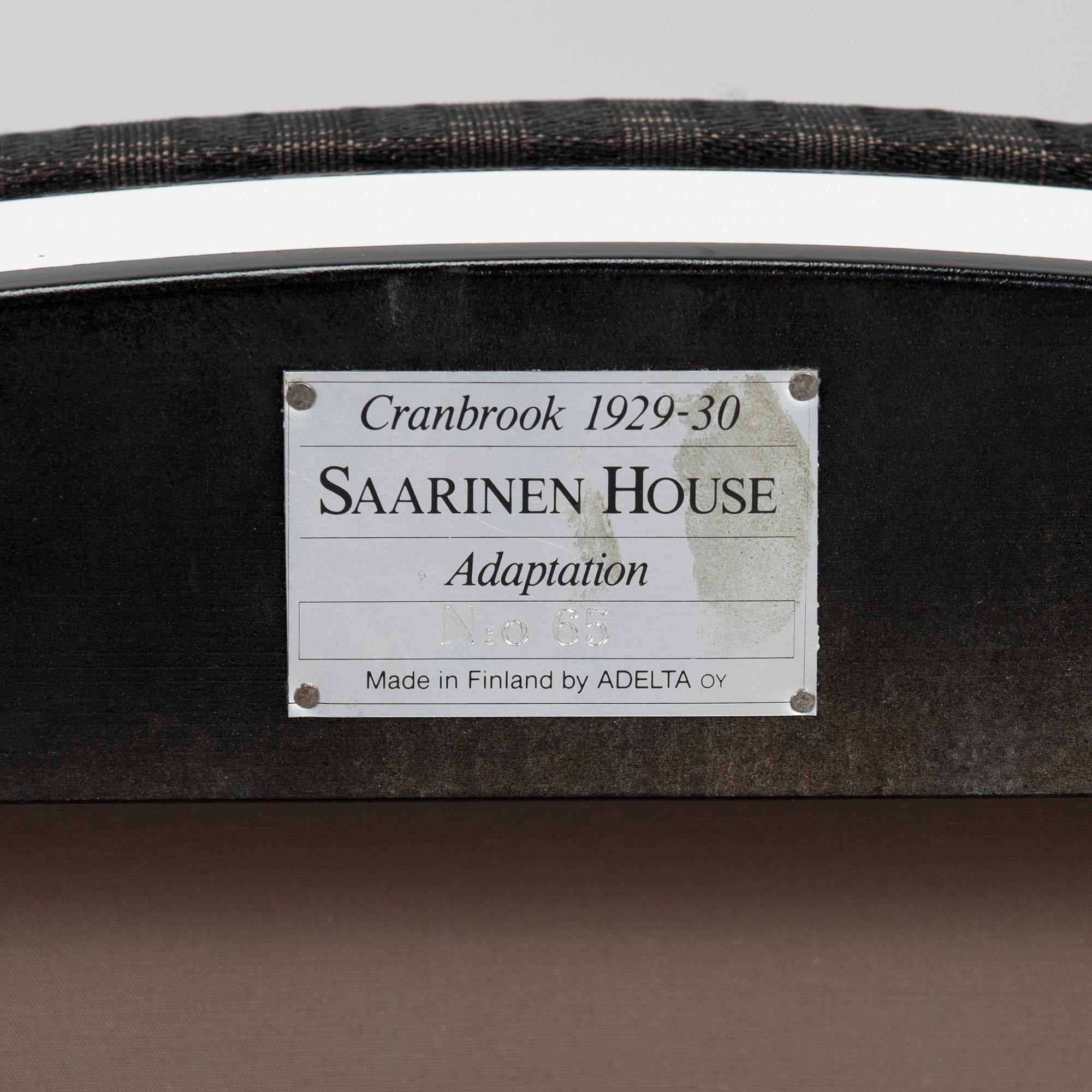 Eliel Saarinen, two 'Saarinen House Cranbrook' chairs, Adelta.
